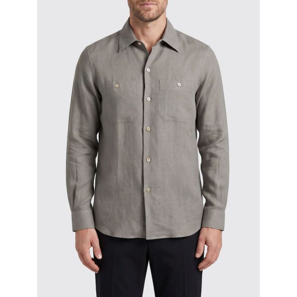 Brunello Cucinelli Shirt Men Kaki